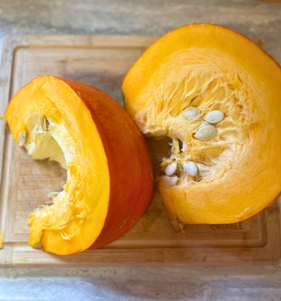 large pumpkin pieces